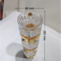 Vase en cristal artistique fait à la main décor en verre unique fabriqué à la main pour la vente en gros pour la décoration de la maison ou du bureau