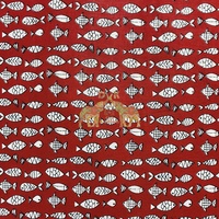 Collection de luxe de nouveaux tissus en coton imprimé poisson Designs uniques pour vêtements pour enfants et vêtements pour femmes