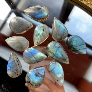 Collar/Colgante de Labradorita de Alta Calidad con Forma de Gotas de Agua y Luz Azul para Joyería, Collar de Cristal - Product Image 3