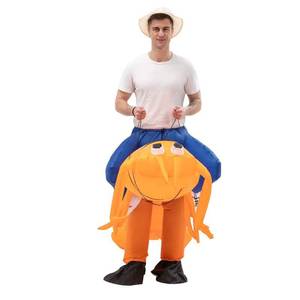 Disfraz Inflable Divertido de Mantis para Adultos, Traje Inflable de Camarón para Cosplay, Disfraz para Halloween, Carnaval y Fiestas - Product Image 5