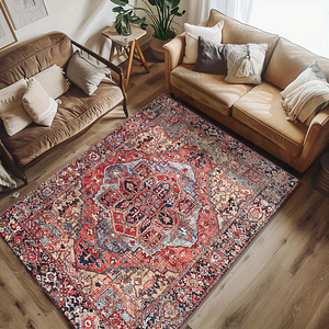 Tappeto Persiano Ricamato <span class=keywords><strong>in</strong></span> Velluto di Lusso, Alta Qualità 80*120cm, per Casa/Preghiera/Auto, Realizzato <span class=keywords><strong>a</strong></span> Macchina - Product Image 4