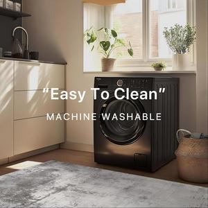 พรมปูพื้นลายนามธรรมทันสมัย ขนาด 8x10 ฟุต ซักได้ ไม่ลื่น นุ่ม สำหรับห้องนั่งเล่น ห้องนอนขนาดใหญ่ ตกแต่งบ้าน <span class=keywords><strong>สี</strong></span><span class=keywords><strong>เทา</strong></span>อม<span class=keywords><strong>เทา</strong></span> - Product Image 3