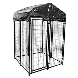 Modular Hàn 5ft X 10ft X 6ft Ngoài Trời Lớn Chó Kim Loại Cage Pre Lắp Ráp Kit Pet Kennel Và Chạy - Product Image 3