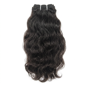 Cheveux humains en vrac Good Health, 100 % vierges non traités, indiens, ondulés profonds, naturels, Remy, 100 g, double trame machine, qualité supérieure - Product Image 1