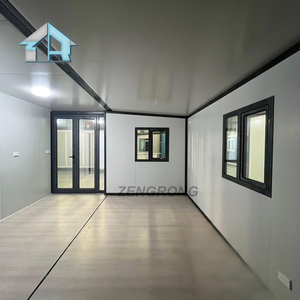 Casa Prefabbricata a Capsula in <span class=keywords><strong>Vendita</strong></span>, Container Abitativo da 40 Piedi, Casa Verde di Campagna con Alimentazione AC 220 Volt - Product Image 3