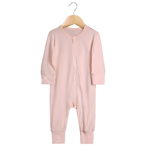 Pijama <span class=keywords><strong>de</strong></span> Bambú y Viscosa para Bebé, Diseño <span class=keywords><strong>de</strong></span> Impresión Personalizada con Logotipo, Mameluco para Bebé, Ropa para Bebé Niño y Niña Recién <span class=keywords><strong>Nacido</strong></span> - Product Image 2