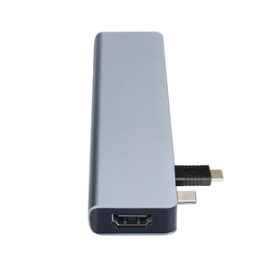 8 puertos <span class=keywords><strong>Hub</strong></span> USB con PD Dual HDMI tipo C de transmisión de datos Adaptador tipo-c <span class=keywords><strong>para</strong></span> <span class=keywords><strong>Macbook</strong></span> <span class=keywords><strong>Pro</strong></span>/Aire - Product Image 5