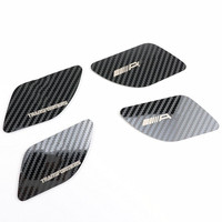 Autocollant de protection de poignée de porte intérieure Tcart en fibre de carbone, accessoires de décoration et de modification intérieure pour C260l