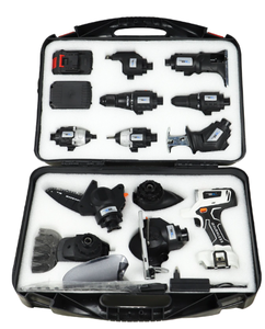 Meilleures ventes Batterie Li-ion Multi-têtes 12 pièces en 1 Kit combiné Perceuse à percussion sans fil sans balais Ensemble d'outils électriques pour la maison - Product Image 6