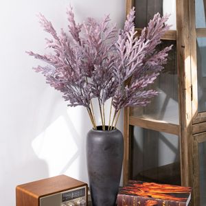 Plante artificielle en herbe de pin CallaFloral, rouge vin et verte, PVC, décoration intérieure, 48 pouces de haut - Product Image 1