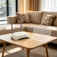 Router TP-Link TL-WR842N de Bajo Precio, 300Mbps, 2.4GHz, Inalámbrico, WiFi, Router Africano, Versión en Inglés de Segunda Mano, Popular a Nivel Mundial