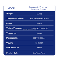 Presse à chaud automatique portable 15x15cm (5,9*5,9 pouces) pour t-shirts, chauffage rapide, imprimante à plat, état neuf