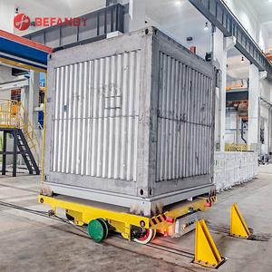 Maßgefertigter Stahl-Gleitschienen-Transportwagen (Neu) für Effiziente Materialhandhabung in Fertigungsanlagen - Product Image 1