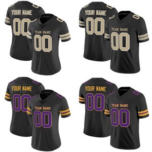 Camiseta de Fútbol Bordada Personalizada de Alta Calidad, Verde y Blanca, Cosida, Uniforme de Equipo de Fútbol Americano para Hombres, Mujeres y Jóvenes - Product Image 1