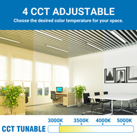 Couloir de magasin de vente chaude 4ft 25w 30w 40w Batten Strip Tube Light Led Linear Light
