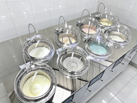 Mvckyi 8*5.5L Cilinder Gelatomachine met overnachtingsfunctie, continue roermachine, batchvriezer, harde ijsmachine
