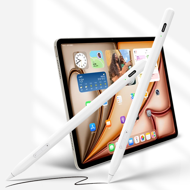 WK USB-C Wireless Charging Active Capacitive Stylus Pen Palm Rejection Magnetic Tilt Writing Replaceable Nib iPad 10th Gen