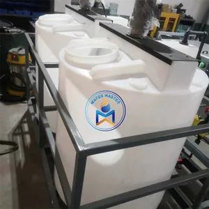 Plastic Acid Resistant Industrial Dosing Tank Polymer Dosing System With Mixer