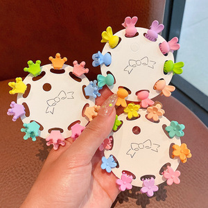 Mini pinza de pelo de plástico de estilo de dibujos animados, embalaje <span class=keywords><strong>personalizado</strong></span>, accesorio de decoración de Pelo trenzado para niñas y niños para fiesta - Product Image 6