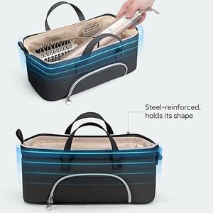 Bolsa <span class=keywords><strong>de</strong></span> Almacenamiento para Secador <span class=keywords><strong>de</strong></span> Pelo Personalizada, Bolsa <span class=keywords><strong>de</strong></span> Almacenamiento <span class=keywords><strong>de</strong></span> Gran Capacidad con Diseño a Cuadros <span class=keywords><strong>de</strong></span> PU para <span class=keywords><strong>Rizador</strong></span> <span class=keywords><strong>de</strong></span> Pelo <span class=keywords><strong>Dyson</strong></span> - Product Image 5