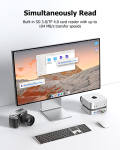 Docking Station USB C <span class=keywords><strong>HUB</strong></span> Loại C <span class=keywords><strong>HUB</strong></span> 11 trong 1 để USB3.0 * 3 usb3.2gen2 10Gbps * 2 hd-mi dp SD TF USB C ổ cứng bao vây M.2 NVMe - Product Image 3
