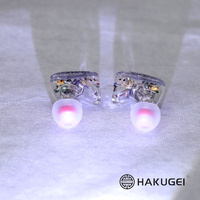 Écouteurs intra-auriculaires HAKUGEI Mist en résine faits à la main, filaires HiFi, ergonomiques, étanches IPX-2, réponse en fréquence 20Hz-20kHz, pour studio musical