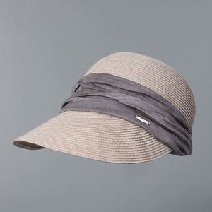 Gorra de Béisbol Retro Primavera-Verano 2025, para Mujer, con Visera Ancha, Diseño de Tela Combinada, Protección Solar - Product Image 2