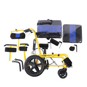 Alta qualità multifunzionale manuale robusta sedia a rotelle per la terapia di riabilitazione della paralisi cerebrale forniture sedia a rotelle per i bambini - Product Image 3