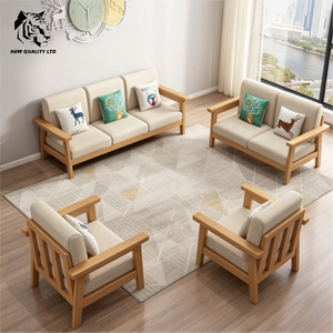 Fournisseur chinois, prix bas, sur mesure, stock important, expédition immédiate, canapé couche, nouveau design, meubles de salon, canapé sectionnel en bois. - Product Image 1