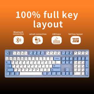 2026 New Design Factory OEM Stock 108 Key Hot Swappable Programmable Gaming Keyboard for Computer Laptop - Product Image 2