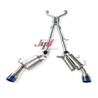 Échappement Catback JYD Factory pour Infiniti 350Z 370Z 3.7 2002-2010, tuyau personnalisé en Y à large calibre et pointe bleue