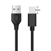 Cable USB Tipo-C a USB 2.0 de Carga Rápida para Europa, 6A, Cobre Puro con Revestimiento de PVC para Teléfono y Computadora