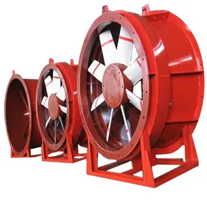30kw Factory Direct Sale Axial exhaust mining ventilation fan for underground surface Coal Mines