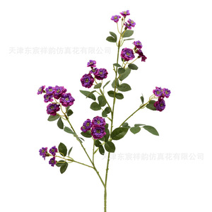 Flores Artificiales Dongchen Crafts en Jarrón, Rosa Amarilla de Tallo Único, Decoración para el Hogar y Bodas, Arte Floral de Tela de Alta Gama - Product Image 2