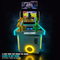 Machine d'arcade de tir à deux pistolets à monnayeur avec écran LCD pour divertissement intérieur des enfants – Simulateur de haute qualité pour deux joueurs