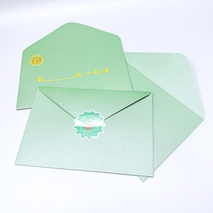 Màu xanh phân hủy sinh học A4 DL C5 giấy các tông đám cưới Thiệp mời tay áo hóa đơn tiền mặt phong bì độn phong bì túi - Product Image 1