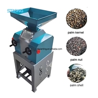Machinerie de traitement des céréales, broyeur à rouleaux pour céréales, machine à casser les noyaux de palmier