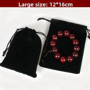 Sacs d'emballage personnalisés pour bijoux, pochettes à cordon avec logo sur mesure pour boucles d'oreilles et bagues, sacs cadeaux de luxe en velours pour la marque de détail - Product Image 5