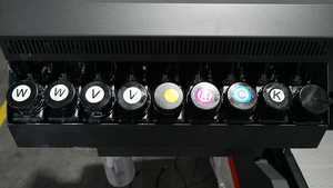 한컬러 공장 가격 9060 미디어 자동 인쇄를 위한 시각적 포지셔닝 기능이 있는 UV 평판 프린터 - Product Image 3