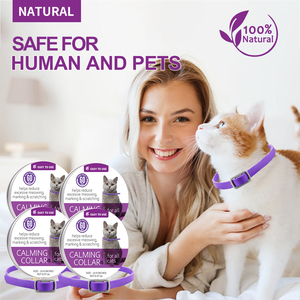 Collar Calmante para Gatos con <span class=keywords><strong>Feromonas</strong></span> y Certificación CE, Calma las Emociones del Animal y Alivia el Estrés - Product Image 1