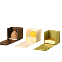 Le fabricant produit une boîte cadeau vide magnétique d'emballage de gâteau dessert écologique multifonctionnel