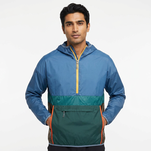 Factory Direct Sales Color Block Windbreaker <b>Jacket</b> Comfortable Outdoor Quick Dry Packable Windproof <b>Jacket</b> Plus Size - Product Image 1