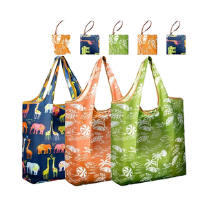 New Custom Logo Reusable Shopping <strong>Bag</strong> Supermarket Polyester <strong>Bag</strong> Portable <strong>Bag</strong> - Product Image 2