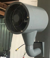 Ventilateur brumisateur anti-poussière WENCHENG, machine à brouillard d'eau, ventilateur à brume suspendable au plafond