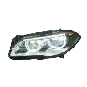 Accessori Auto SJC, Fari LED per <span class=keywords><strong>BMW</strong></span> <span class=keywords><strong>Serie</strong></span> <span class=keywords><strong>5</strong></span> F10 F11 F18, Gruppo Luci Anteriori 10-17, DRL Giallo, DRL Bianco, Alta Qualità - Product Image 5