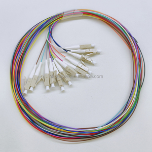 Pigtails à fibre optique haute vitesse 12 fibres, gaine LSZH, multimode, 1,5 m, connecteurs OM2 SC UPC pour panneau de brassage optique ODF - Product Image 2