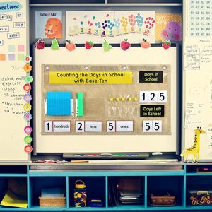 Tabla de Números Decimales para el Regreso a Clases, Material Didáctico para el Aula de Matemáticas con Imanes y Ganchos - Product Image 4