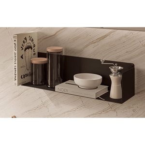 Mensola da Parete in Metallo Magnus 60 Cm, Acciaio Verniciato a Polvere Opaca, Struttura Solida e Durevole per Cucina Moderna - Product Image 3