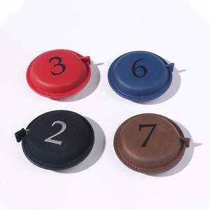 Cinta Métrica MINI de Cuero PU con Grabado Láser, Regalo Promocional de Fábrica, Venta Caliente - Product Image 4