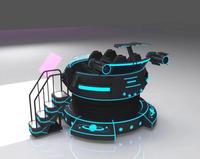 Équipement d'exercice parc à thème vr chaise de jeu d'œufs vue à 360 degrés tapis de course vr